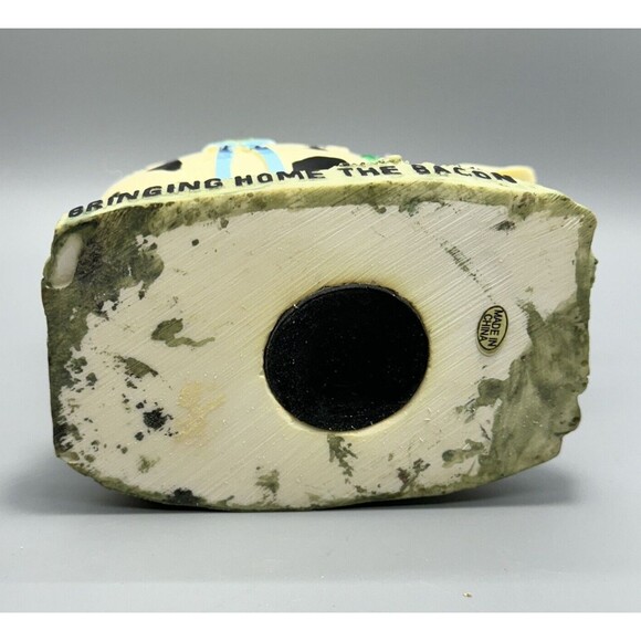 Tennessee Pig Piggy Bank Bringing Home The Bacon Blue Ribbon 1st Mc Art Co Farm - Picture 13 of 16